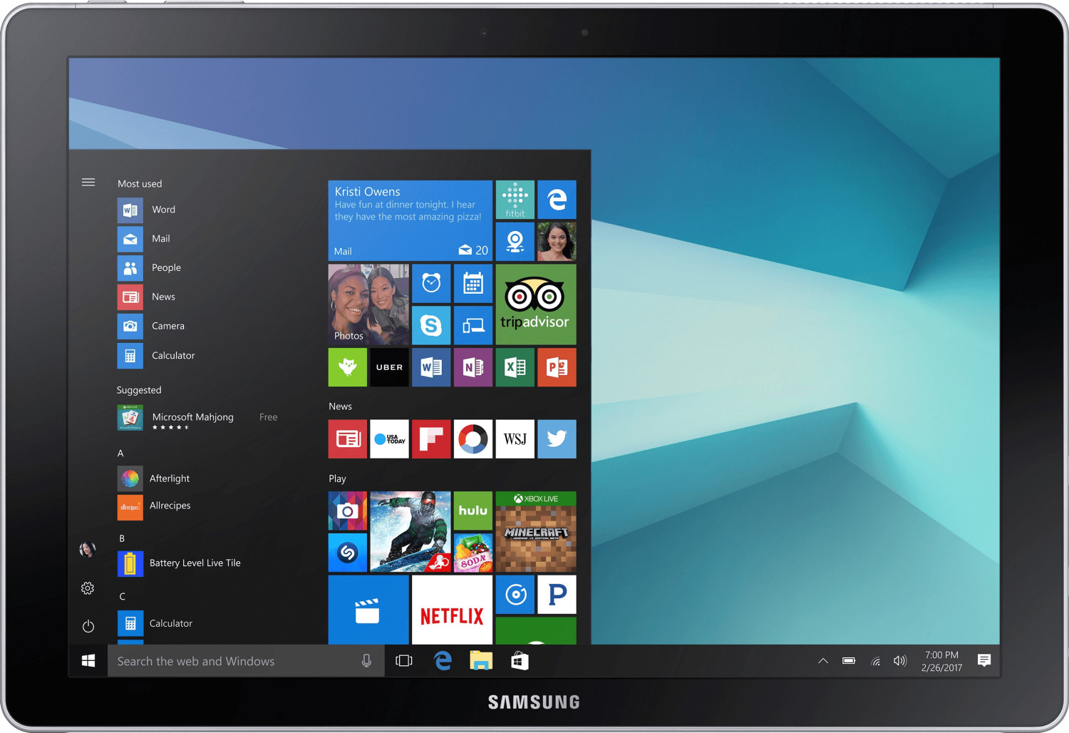 Samsung Galaxy Book 12 128 Go Wi-Fi