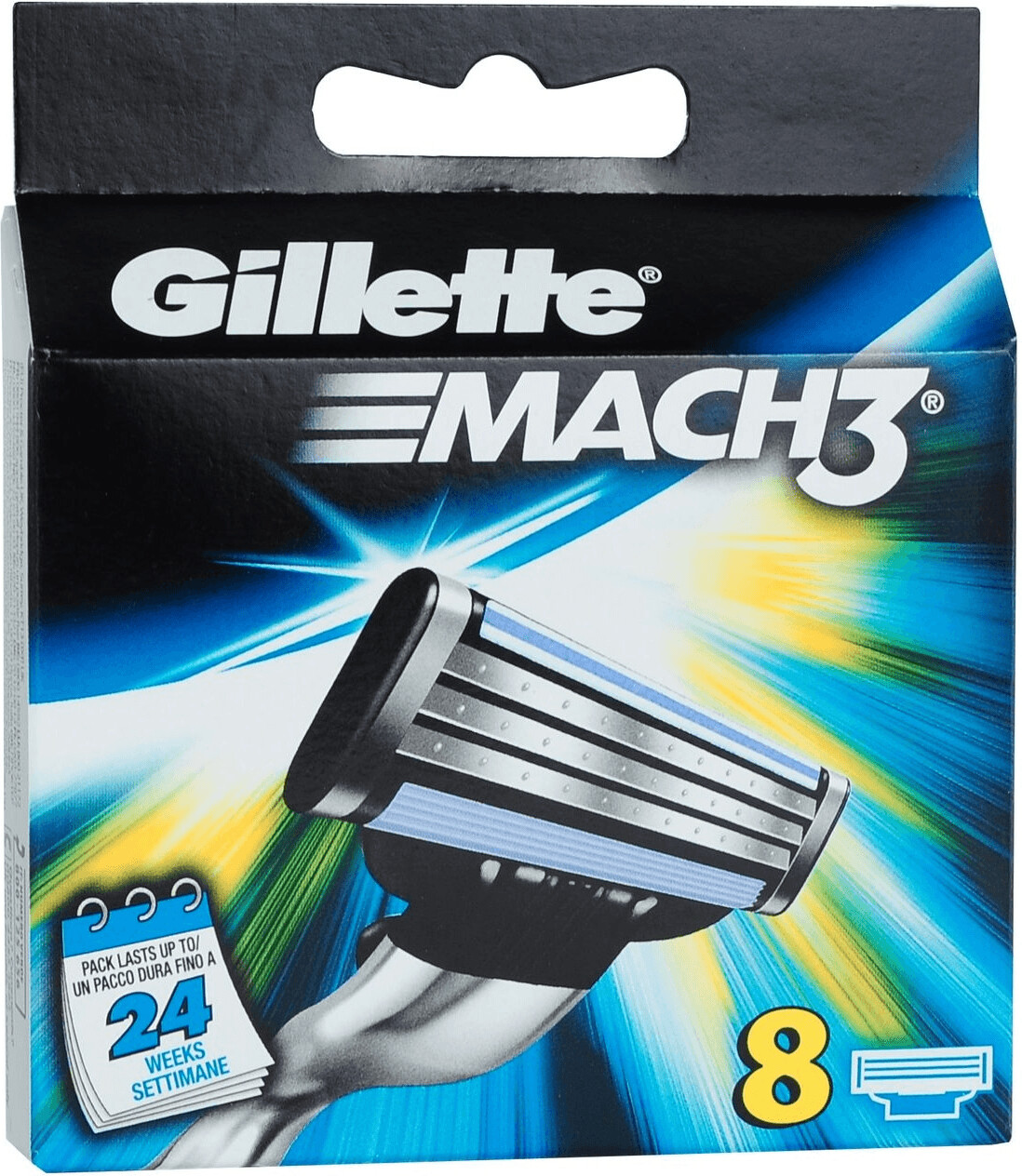 Gillette Mach3 Systemklingen (8 Stk.)