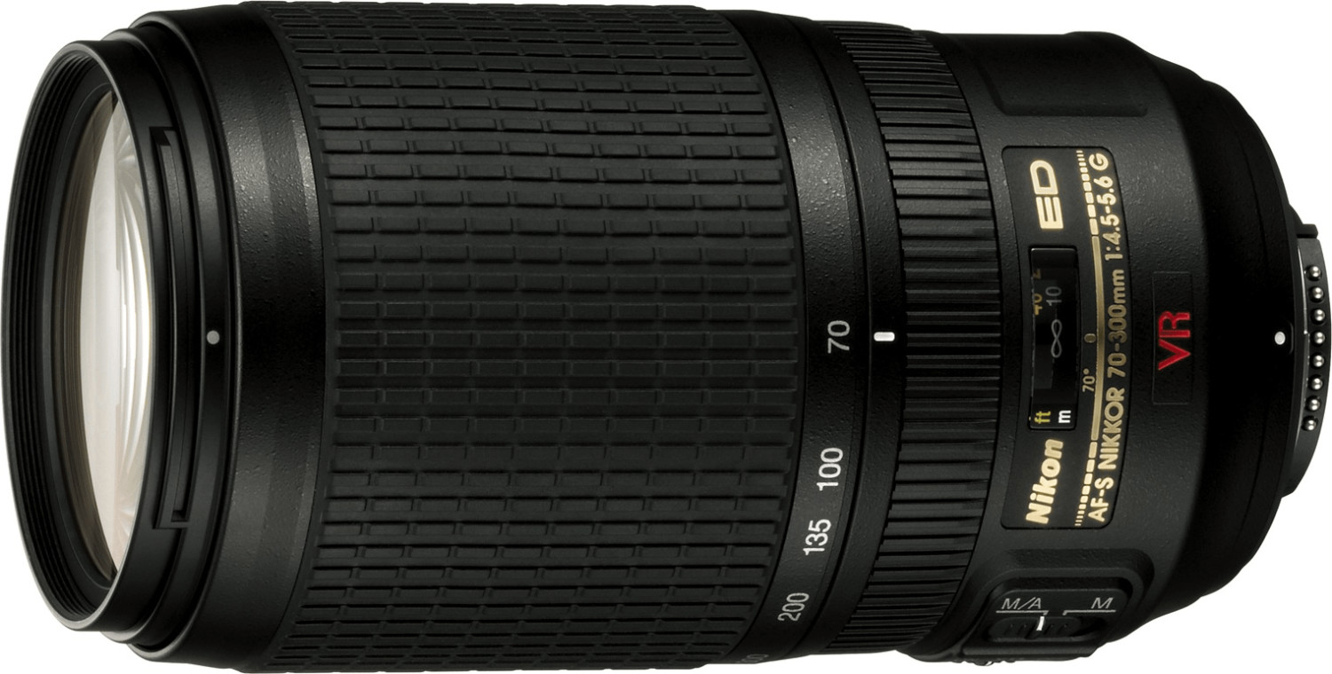 Nikon AF-S Nikkor 70-300mm f4.5-5.6 G IF-ED VR au meilleur prix sur  idealo.fr