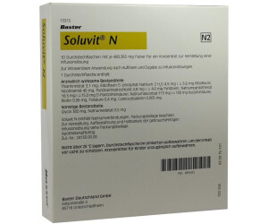 Soluvit N Tr.Subst.o.Lsg.M. (10 x 10 ml) ab 146,75 € Preisvergleich