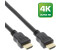 InLine 17510P HDMI Kabel High Speed mit Ethernet,Premium 4K2K Aktiv, St/St,schwarz / gold, 10m
