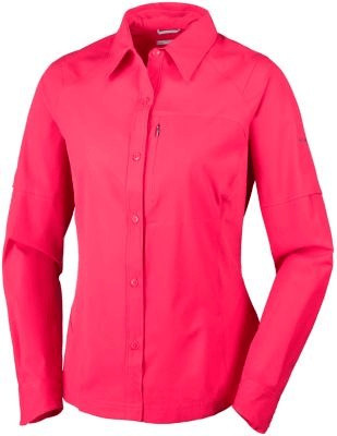 Columbia Silver Ridge LS Shirt Women (AL7079) red camellia