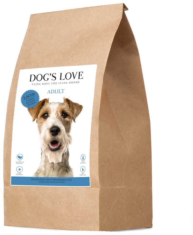 Dog's Love Saumon, truite, patate douce & asperge (2 kg)