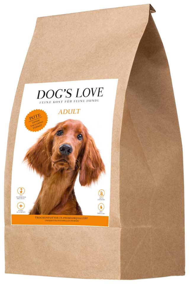 Dog's Love Dinde, patate douce & airelle rouge (2 kg)
