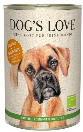 Dog's Love Dinde bio amarante, courges & persil (400 g)