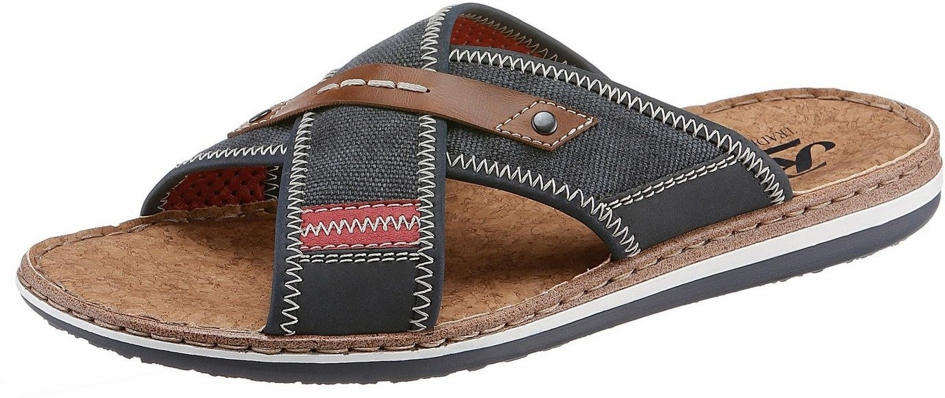 Rieker 21053 denim/red/denim/amaretto