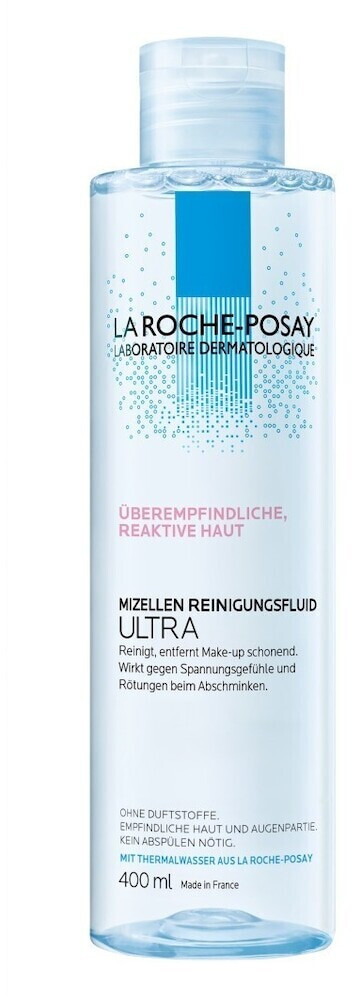 La Roche Posay Eau Micellaire Ultra, Peaux réactives, 400ml