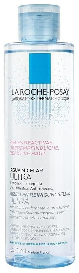 La Roche Posay Eau Micellaire Ultra, Peaux réactives, 200ml