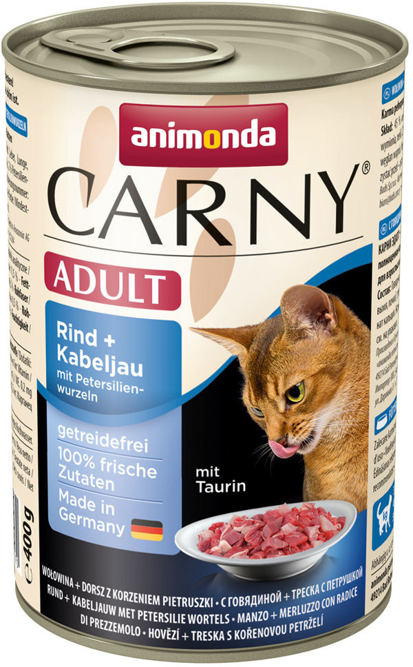 Animonda Carny Adulte boeuf & morue (400 g)