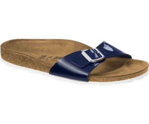 Birkenstock Damen Pantoletten MADRID in Blau Lack Gr. 38 schmale Weite Birkenstock Damen Pantoletten MADRID in Blau Lack Gr. 38 schmale Weite
