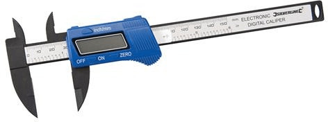 Silverline Tools Pied à coulisse vernier numérique 150 mm