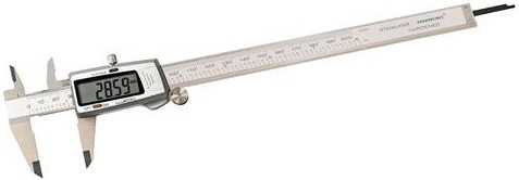 Silverline Tools Pied à coulisse vernier numérique 200 mm
