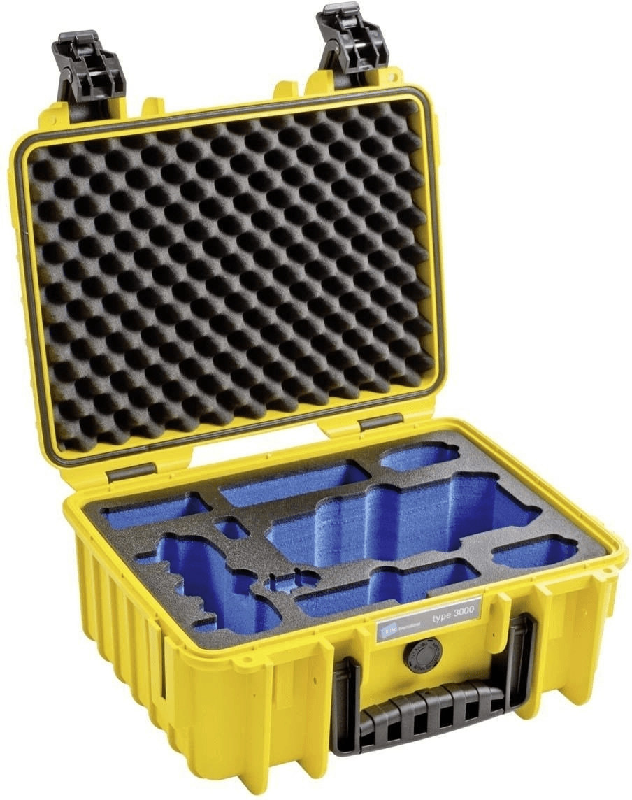 B&W Outdoor Case Type 3000 incl. DJI Mavic Pro Inlay Yellow