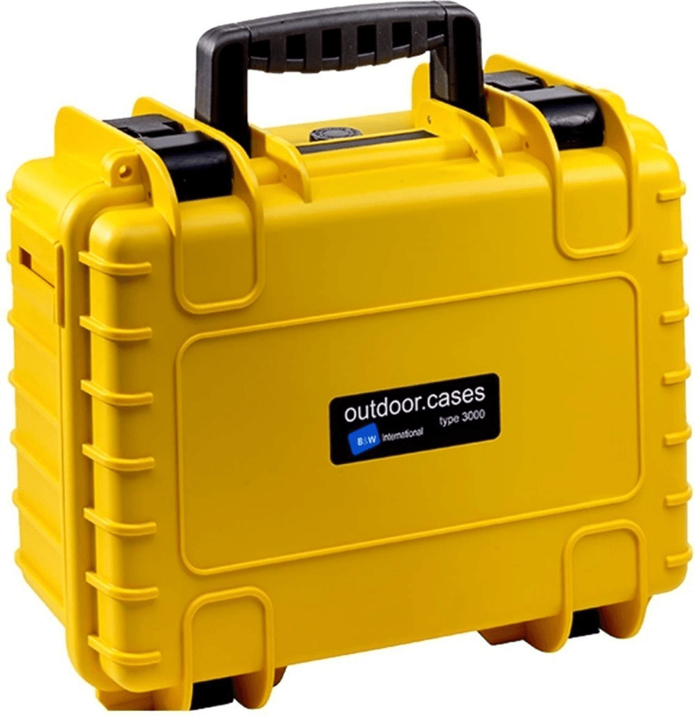 B&W Outdoor Case Type 3000 incl. DJI Osmo Mobile Inlay Yellow