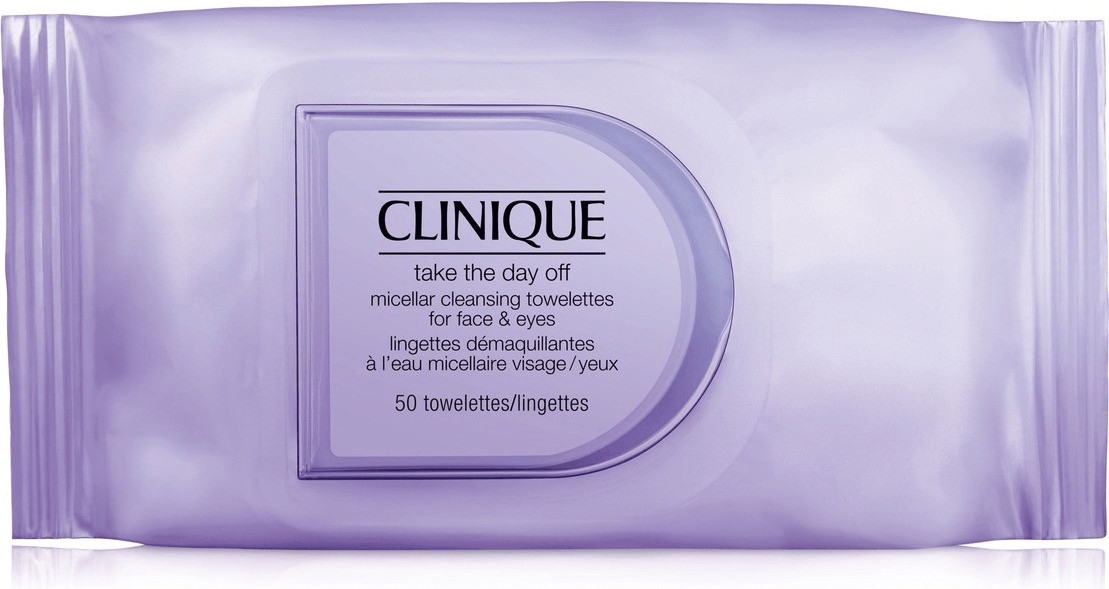 Clinique Take The Day Off Micellar Cleansing Towelettes For Face & Eyes (50 Pcs.)
