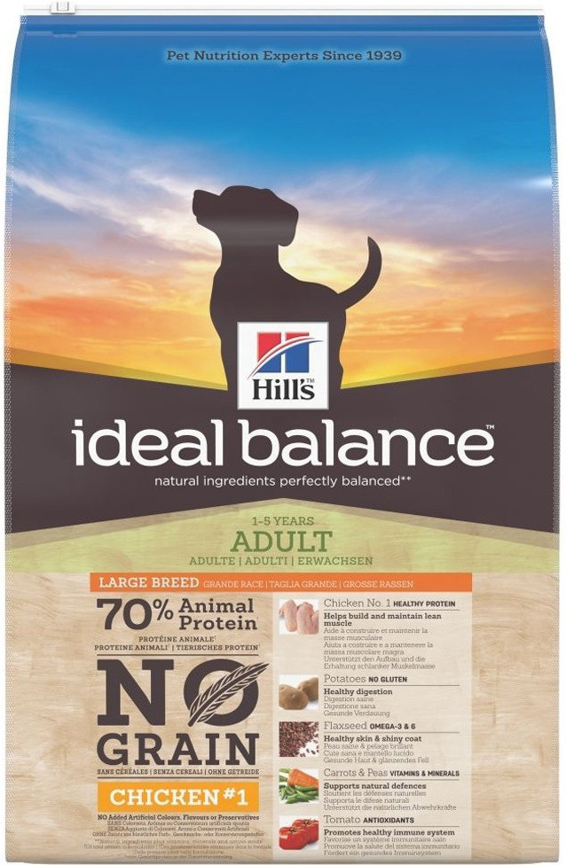 Hill's Ideal Balance Canine Adult Large Breed viandes fraîches de poulet et riz brun