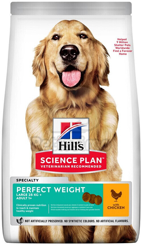 Hill's Science Plan Canine Adult Perfect Weight Large Breed poulet