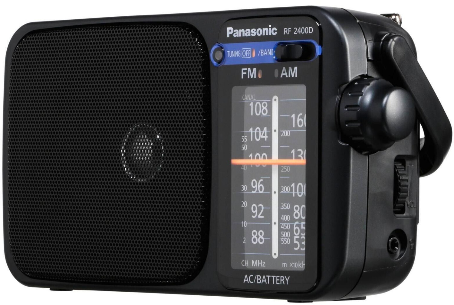 Radio Panasonic RF-2400DEG-K NegraPuntronic