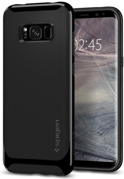 Spigen Coque Neo Hybrid (Galaxy S8 Plus) noir brillant