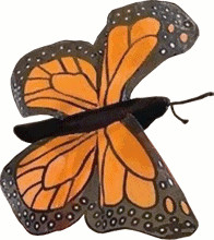 Folkmanis Mini papillon monarque (2156)