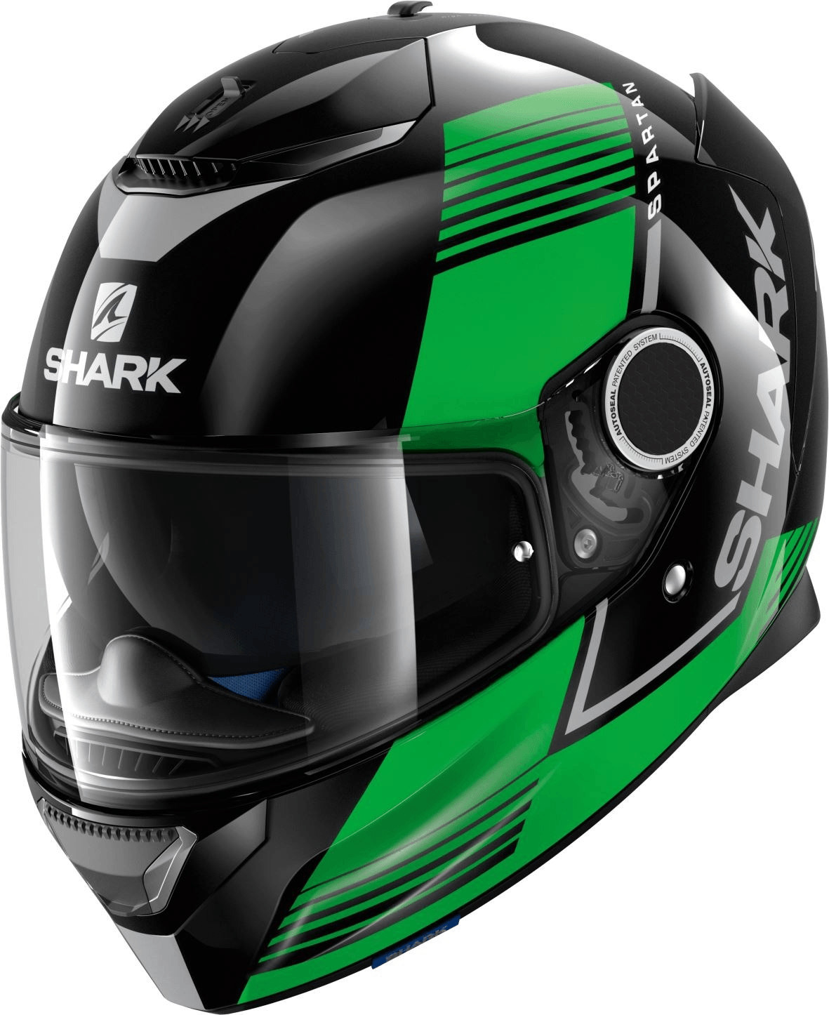 SHARK Spartan Arguan noir/vert