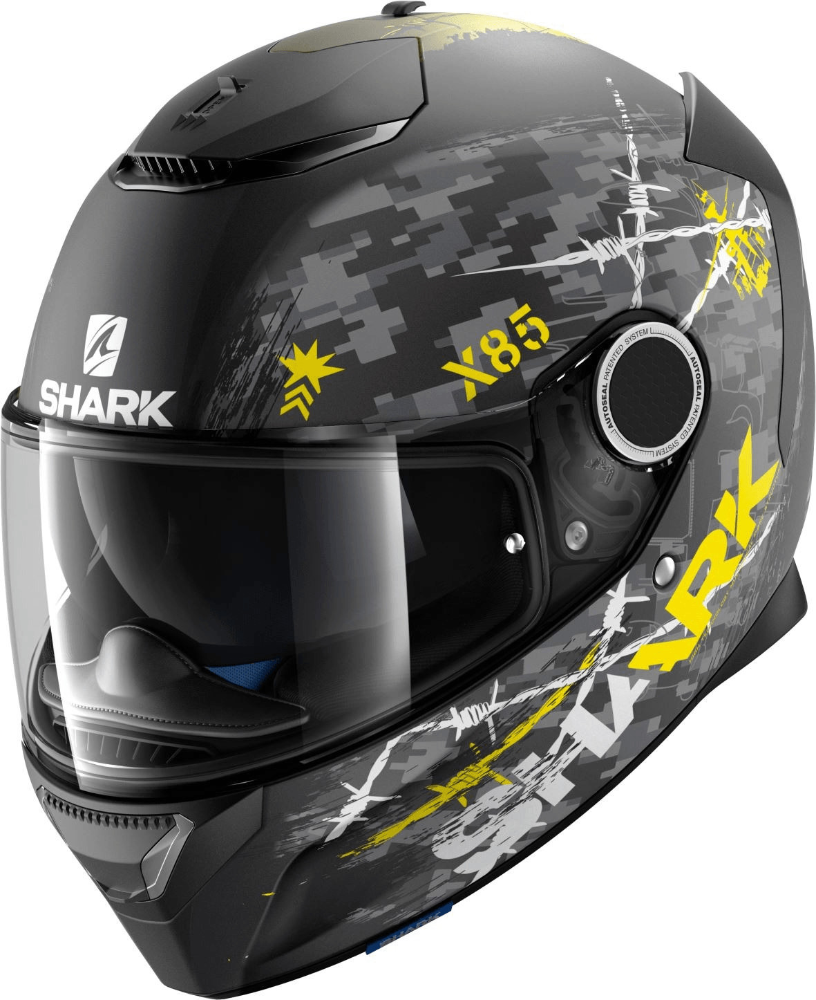 SHARK Spartan Rughed noir/jaune