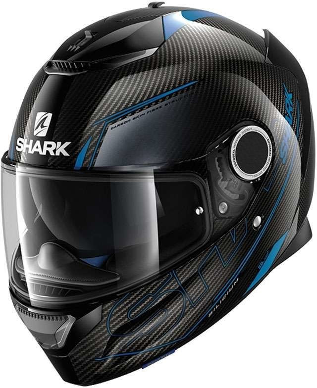 SHARK Spartan Carbon Silicium bleu/gris