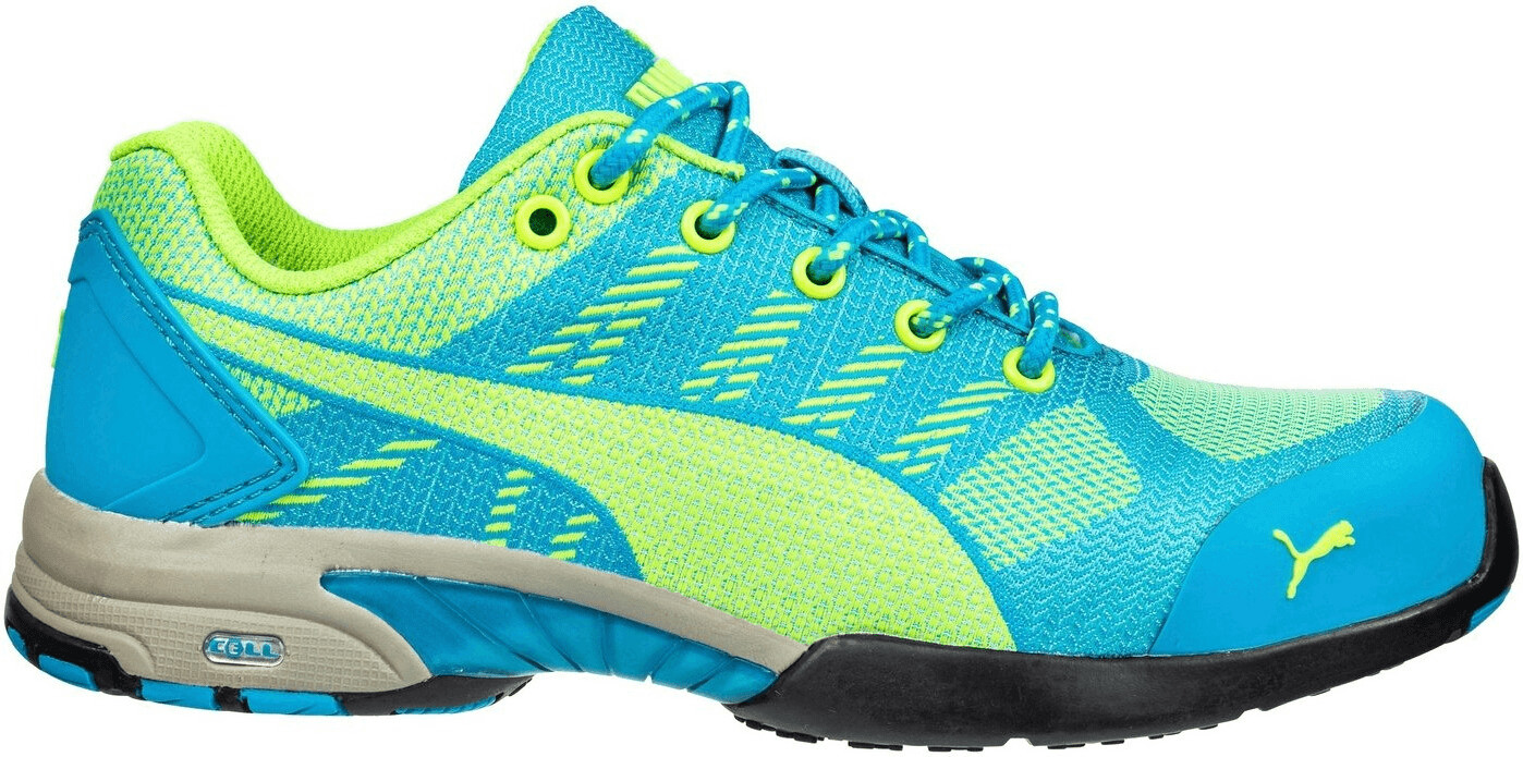 Photos - Safety Equipment Puma SAFETY  Safety Celerity Knit Wns  blue/green (642900)