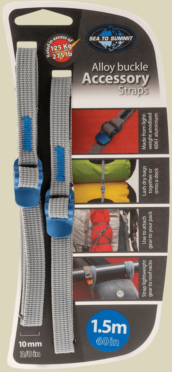 Photos - Other Bags & Accessories Sea To Summit 10mm Tie Down Accessory Strap 1,5 m blue 