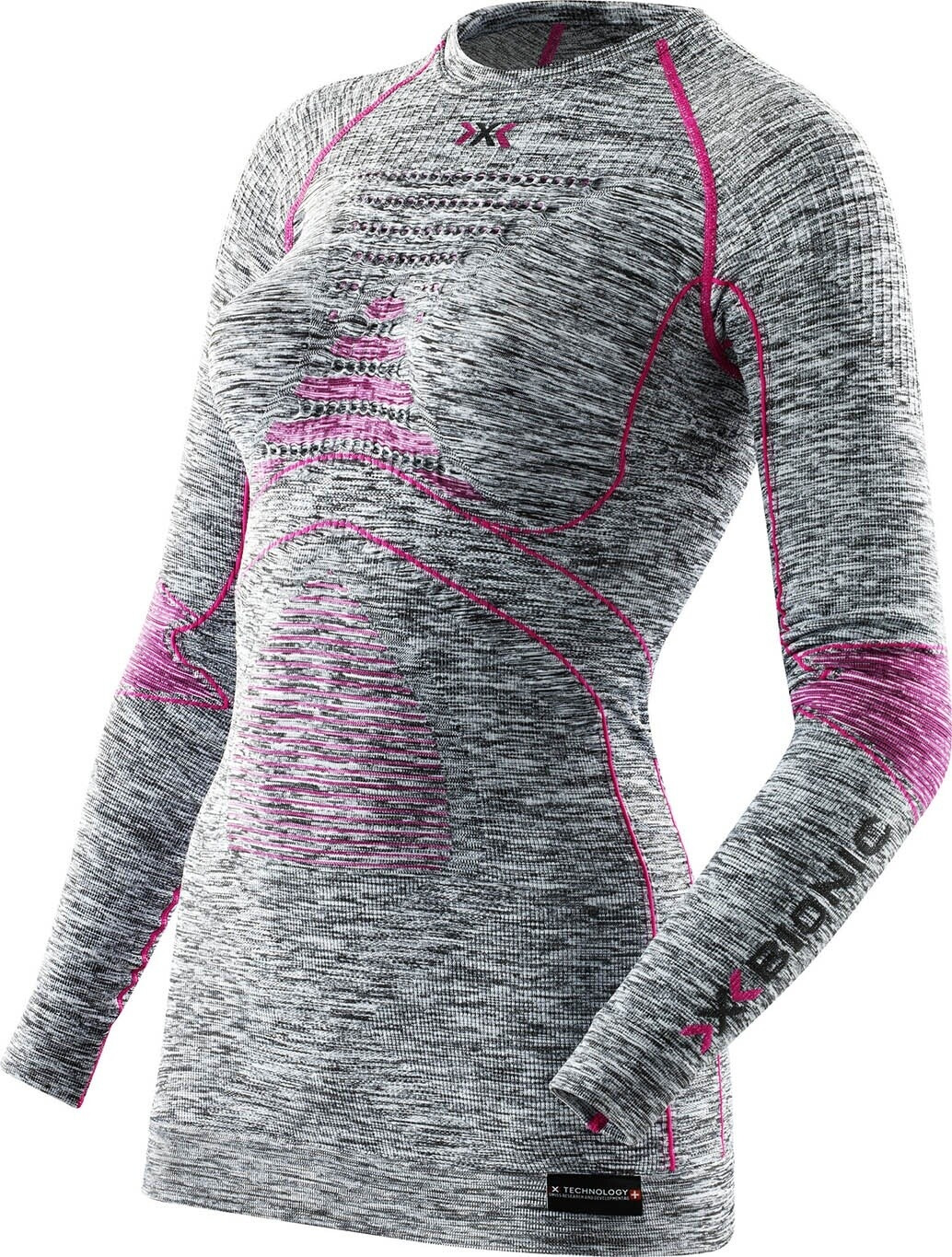 X-Bionic Lady Acc Evo Melange Uw Shirt Long Sleeve Round Neck