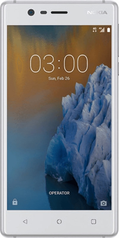 Nokia 3 Dual SIM blanc argent