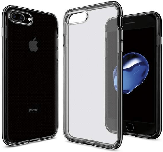 Spigen Coque Neo Hybrid Crystal (iPhone 7 Plus) noir de jais