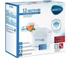 BRITA MAXTRA + Cartuchos de filtro de agua - Paquete de 12