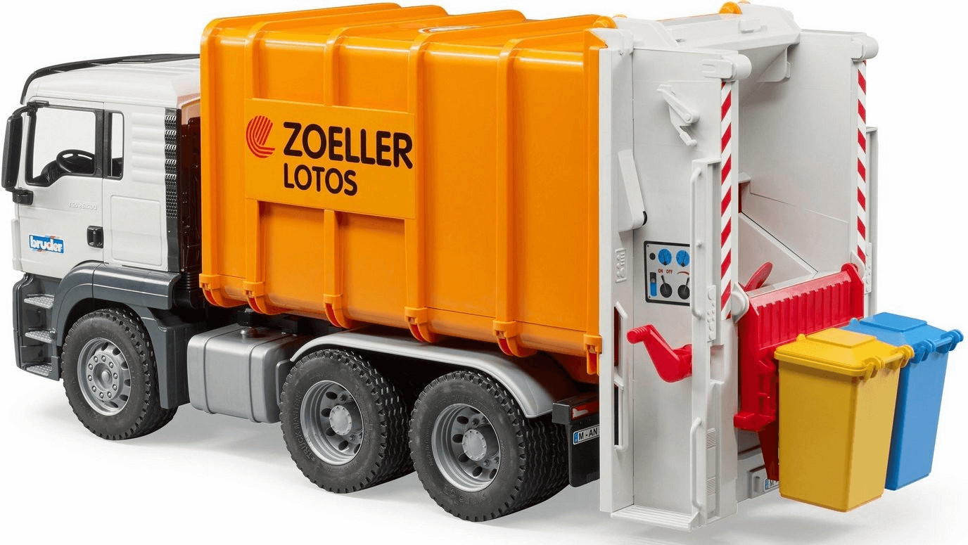 Bruder MAN TGS Camion poubelle à chargement arrière (03762)