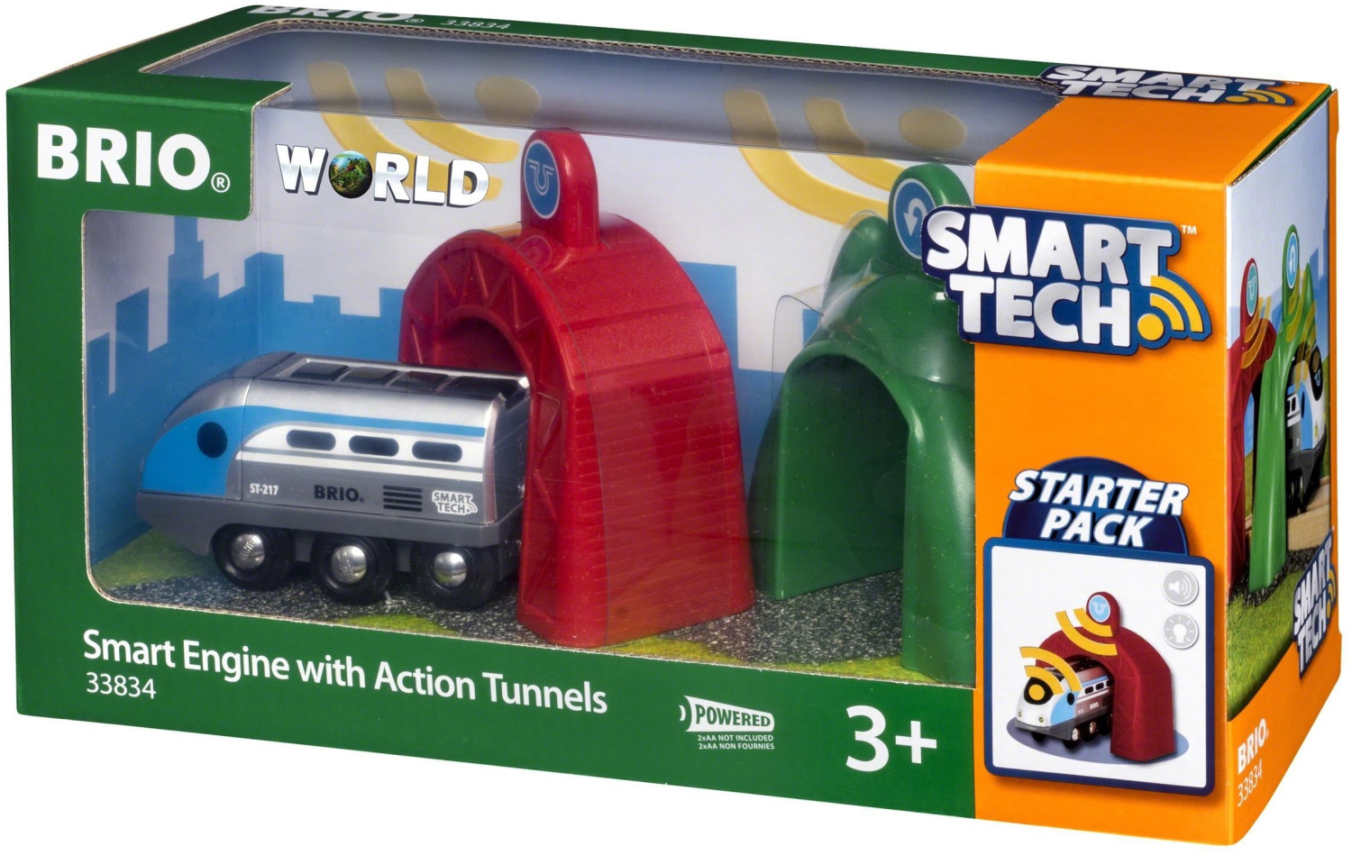 Brio Locomotive intelligente et portiques (33834)