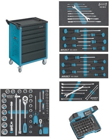 Hazet Servante d'atelier avec assortiment (177-6/121)