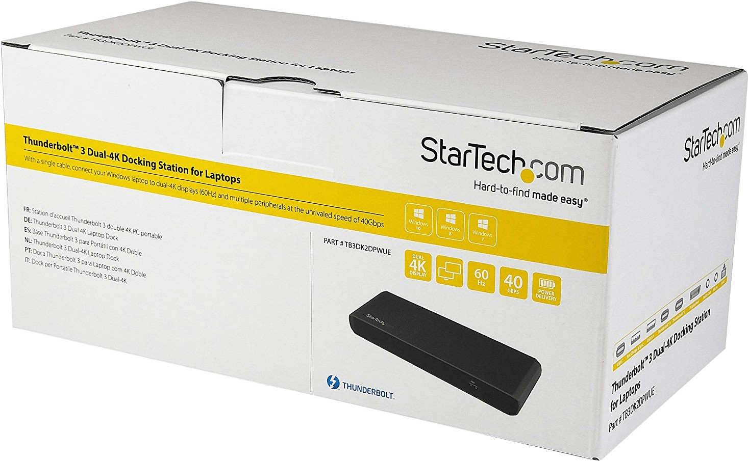 StarTech Thunderbolt 3 Dual-4K Dock