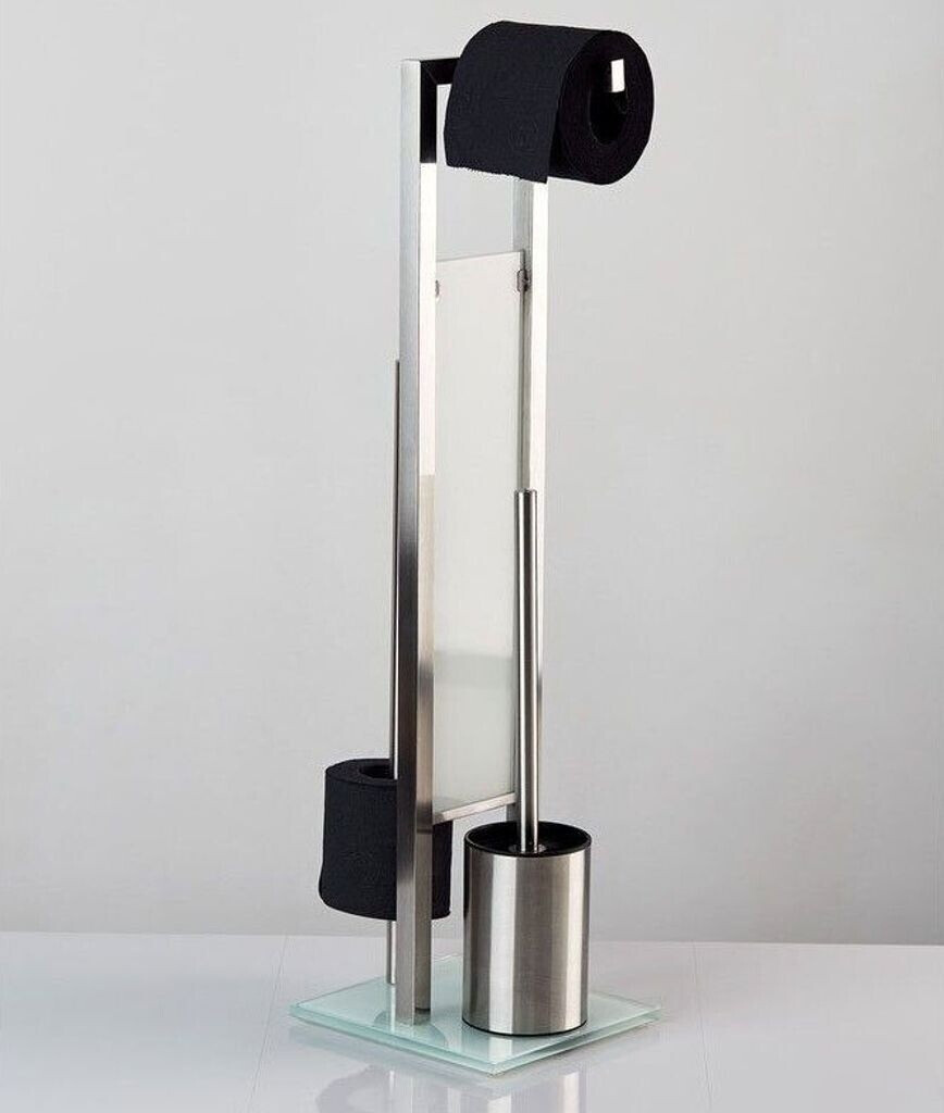 Wenko Rivalta combiné WC sur pied en acier inoxydable (21564100)