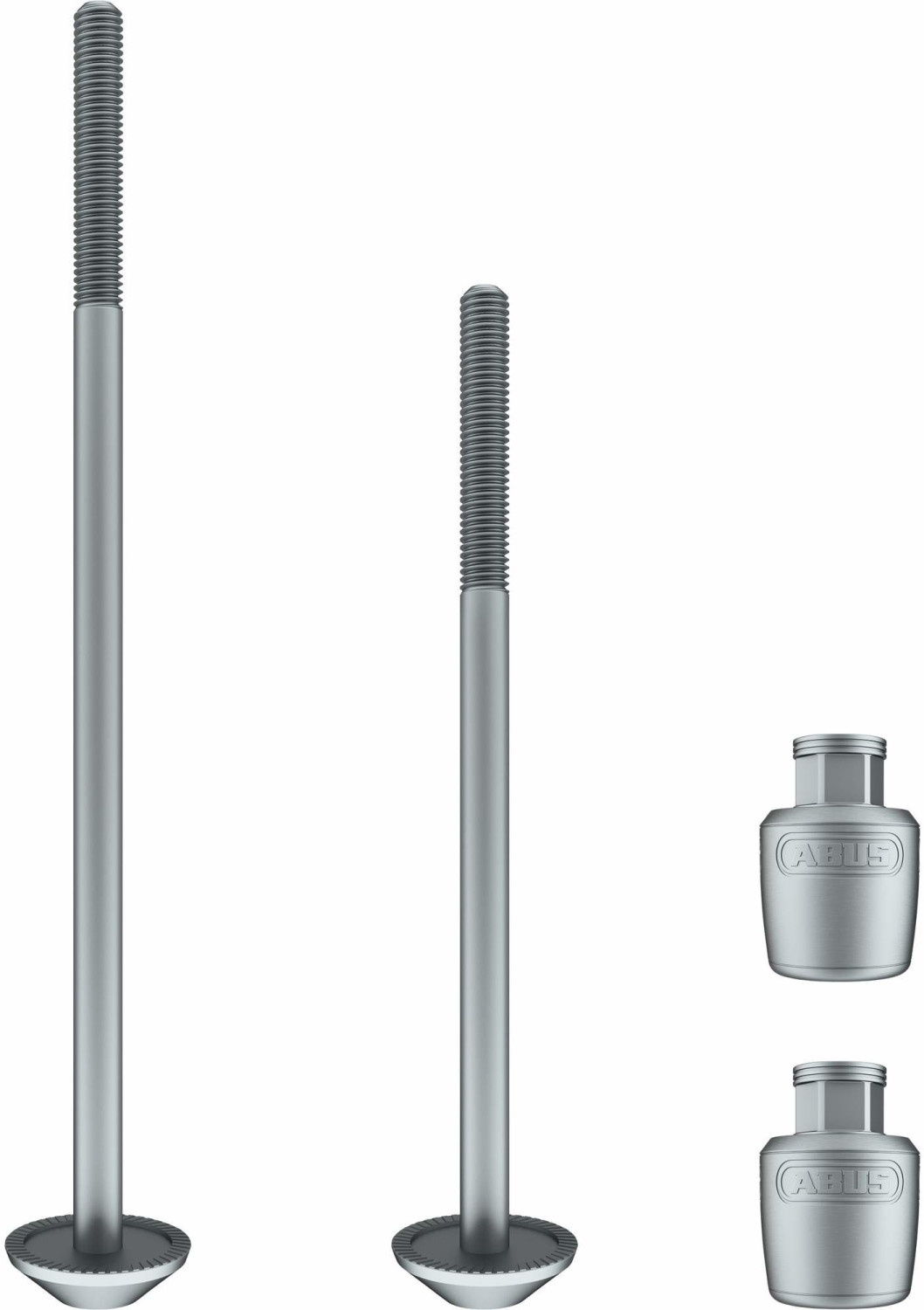 ABUS NutFix Axle-Set silver