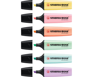 STABILO BOSS Original Pastel Subrayadores, Set de 4 colores