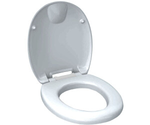 Haro WC-Sitz Haro med Weiß Softclose mit Griff;  Sitzerhöhung 5 cm 