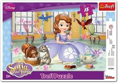 Trefl Puzzle cadre Princesse Sofia (15 pièces)