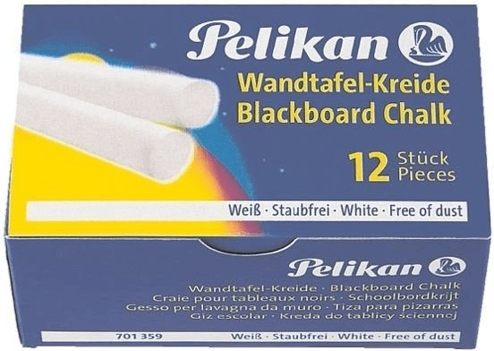Pelikan 12 craies blanches