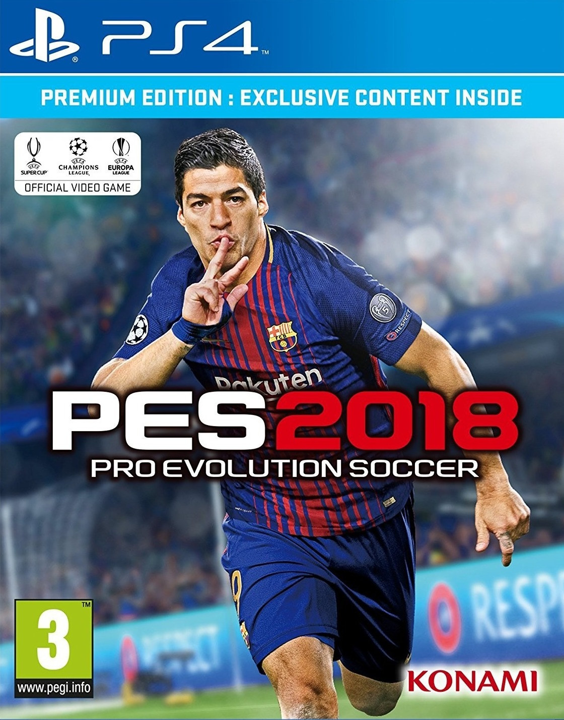Photos - Game Konami Pro Evolution Soccer : Premium Edition   2018(PS4)