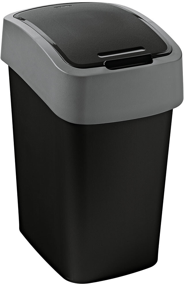 Curver Flip Bin - 25 L black/grey