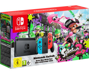 Nintendo Switch neon-rot/neon-blau + Splatoon 2