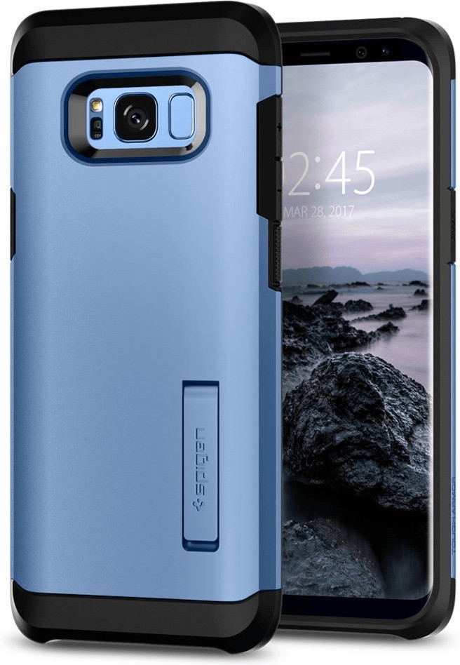 Spigen Coque Tough Armor (Galaxy S8 Plus) bleu corail