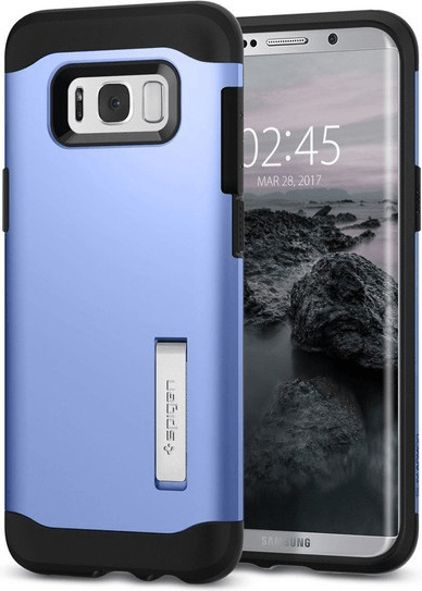 Spigen Coque Slim Armor (Galaxy S8) bleu corail