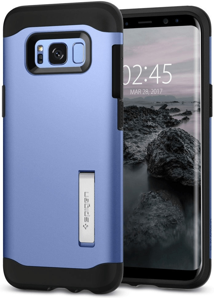 Spigen Coque Slim Armor (Galaxy S8 Plus) bleu corail