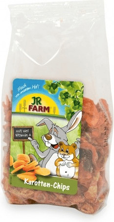 JR FARM Chips de carottes pour rongeur et lapin nain (120 g.)